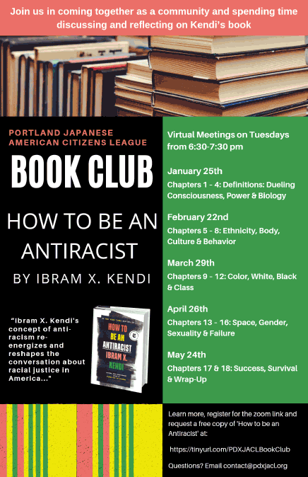 Portland JACL Book Club Flyer