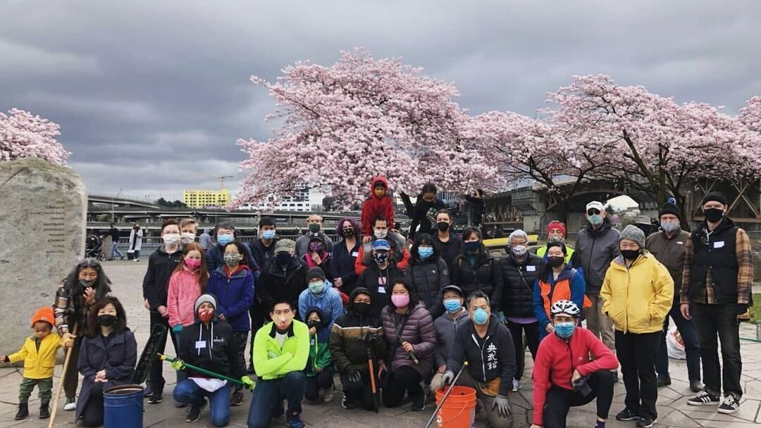Plaza clean up 2021