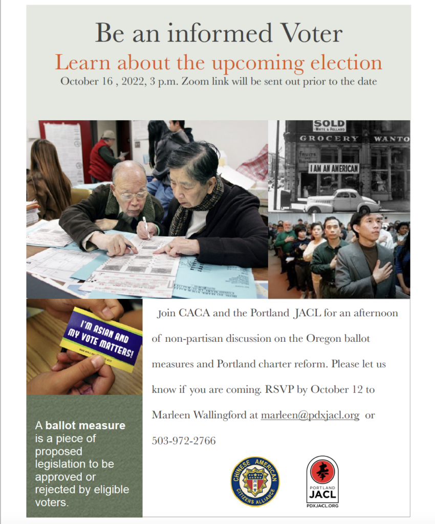 League of Women Voters Information Session with CACA