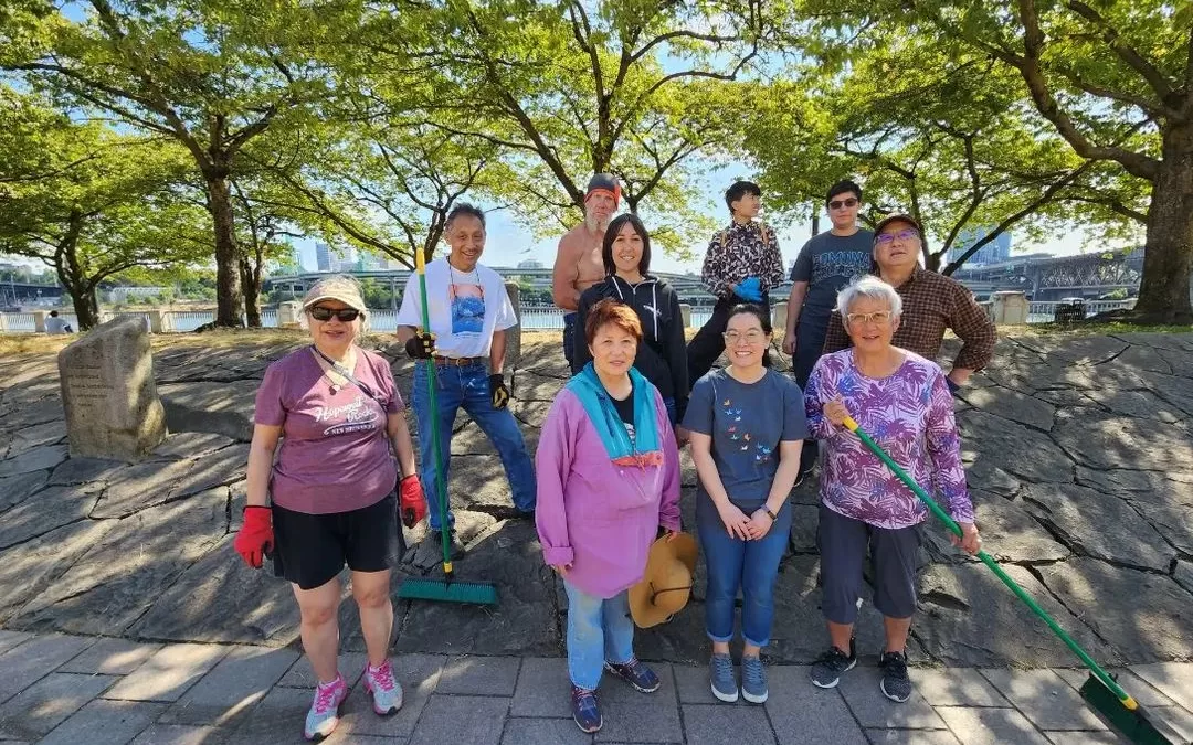 Group who clean up the Plaza from Summer 2023